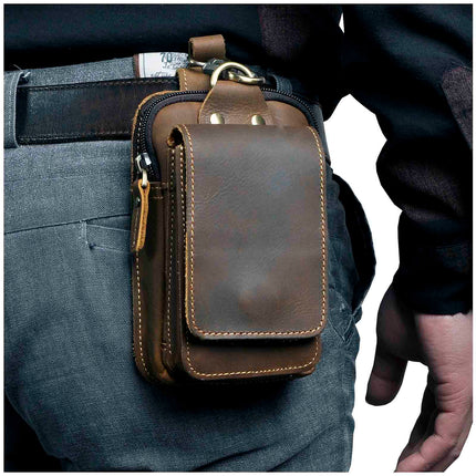 EliteGuard – Luxe Leren Heuptas voor Heren