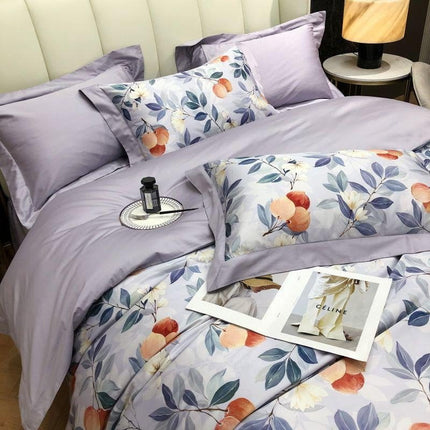 Lavender Bloom – Luxe Dekbedovertrekset van Egyptisch Katoen