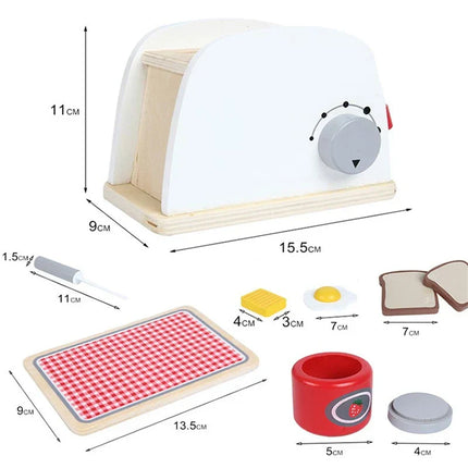 WoodPlay Set – Realistisch Houten Keukenspeelgoed