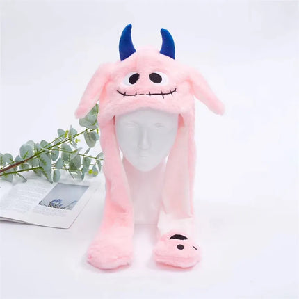 BunnyBounce Hat – Schattige Muts met Beweegbare Oortjes