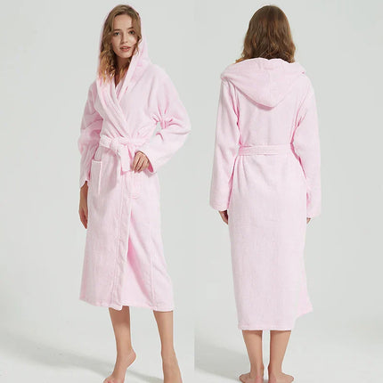SpaLux Badjas - Luxe Katoenen Badjas met Capuchon
