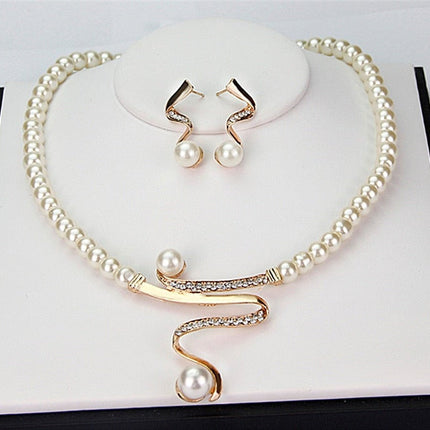 Elegante Natuurlijke Parel Sieradenset - Serena