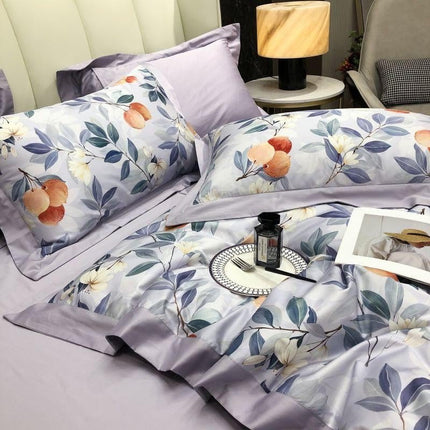 Lavender Bloom – Luxe Dekbedovertrekset van Egyptisch Katoen