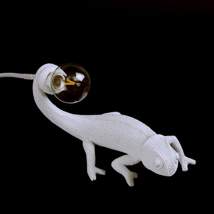 Resin Lizard Tafellamp - Elegante Hagedis Tafellamp van Hars voor Modern Interieur