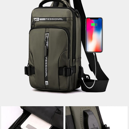 CityTrek Bag - Stijlvolle Waterdichte Oxford Crossbody