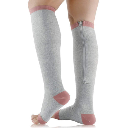 SupportEase - Steunkousen met Rits voor Comfort