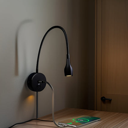 Luminara Wandlamp - Stijlvolle Verstelbare LED Wandlamp voor Leesplezier