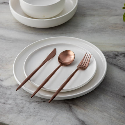Minimalistisch Luxe Bestekset – 20-delig, Titanium & Roestvrij Staal