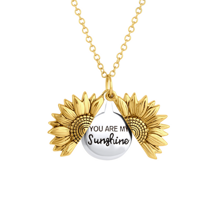 Solara – Elegante Zonnebloem Damesketting