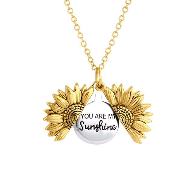 Solara – Elegante Zonnebloem Damesketting