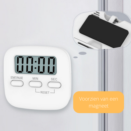 MagnoTimer – Stijlvolle Digitale Kookwekker met Stand