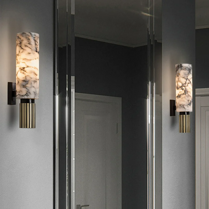 MarbleGlow - Luxe Wandlamp voor Moderne Interieurs