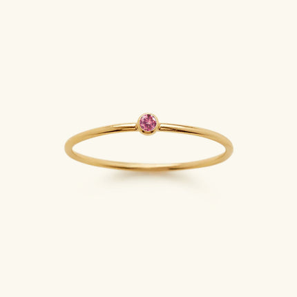 Celestia Birthstone Ring - A Touch of Celestial Elegance