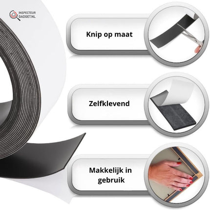 MagneTape™ Magnetische Tape - Dubbelzijdig & Herbruikbaar