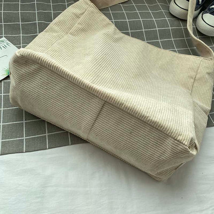 StyleLoom - Luxe Corduroy Schoudertas voor Vrouwen