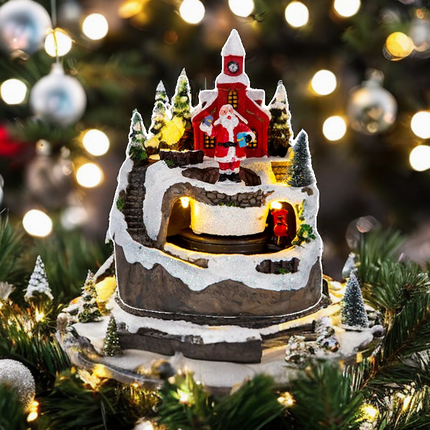 MagicVillage Kerstdorp - Betoverend Muzikaal Kersthuis met LED