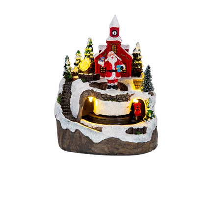 MagicVillage Kerstdorp - Betoverend Muzikaal Kersthuis met LED