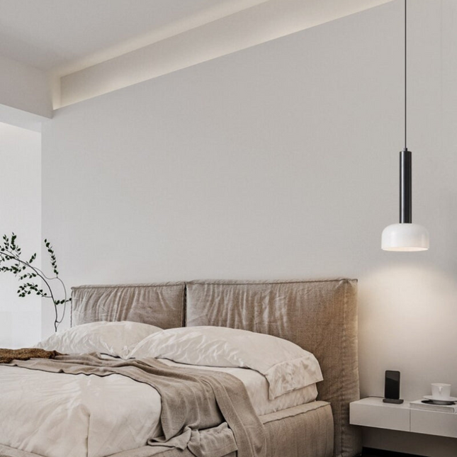 Luxe Minimalistische LED Hanglamp in Koper – Verstelbaar en Elegant