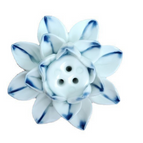 N - Wit met Blauwe uitloop