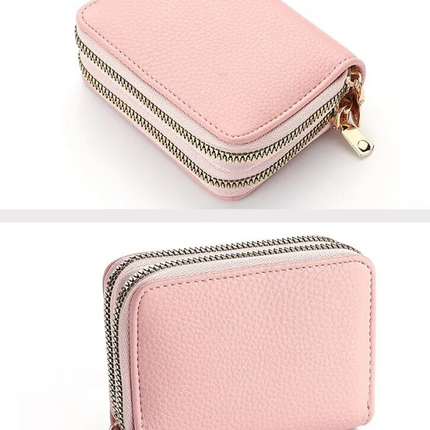 MiniWallet - Trendy Lychee Print Portemonnee