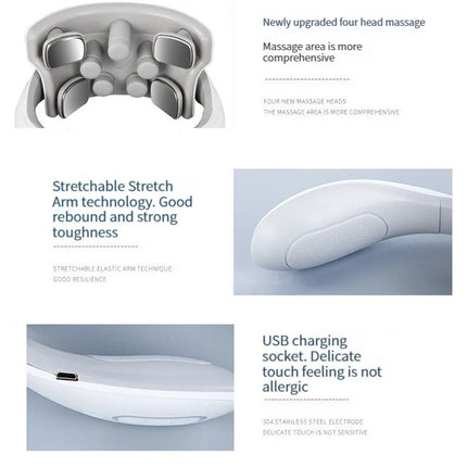 NeckEase Device – Draagbare Nekmassager voor Ontspanning