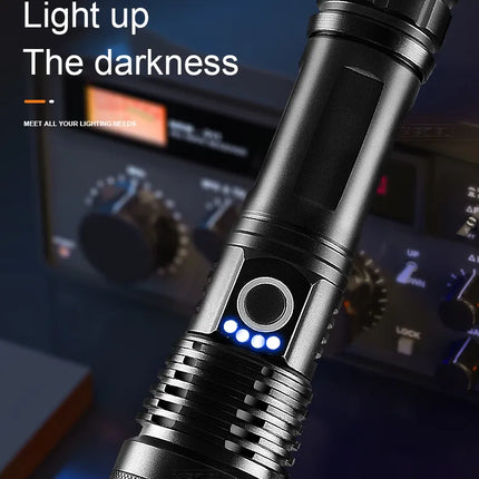 LumiBeam Zaklamp - Krachtige Oplaadbare LED Zaklamp
