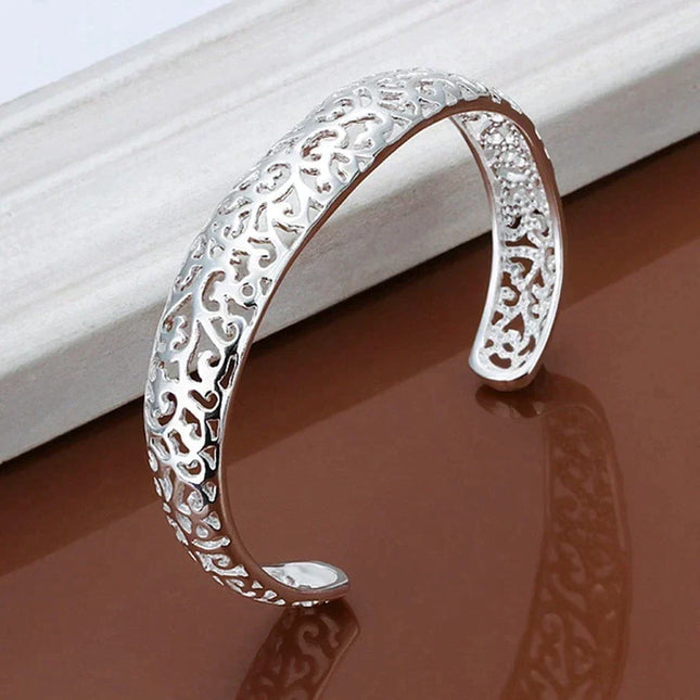 Elegant Zilveren Filigraan Armband | Uniek en Adembenemend Ontwerp