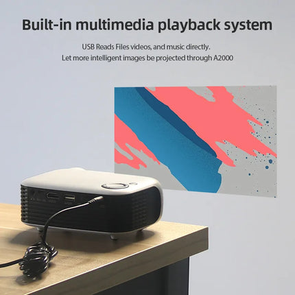 CinemaBeam – Draagbare Mini Projector voor Films