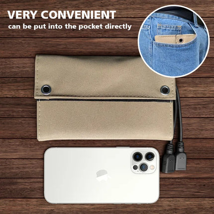 SolarFold Powerbank - Opvouwbare Zonnepaneel Oplader