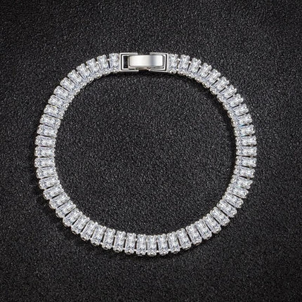 Prachtig Kristallen Armband van Hoogwaardig 925 Sterling Zilver