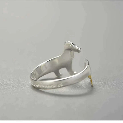 Schattige Teckel Ring - Perfect voor de Dierenvrienden!