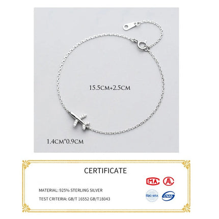 SkyFly Bracelet – Stijlvolle Zilveren Armband