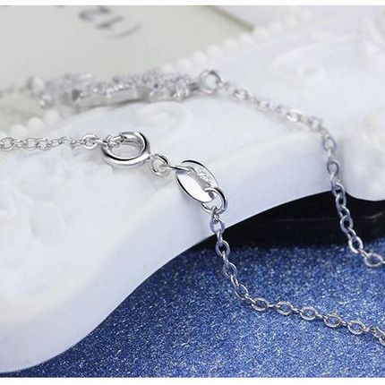 StarGleam Necklace - Stijlvolle Zilveren Sterrenketting