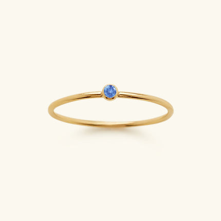 Celestia Birthstone Ring - A Touch of Celestial Elegance