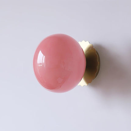ChicGlow - Elegante Roze Glazen Lamp voor Stijlvolle Interieurs