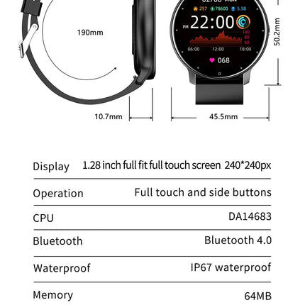 ActiveTrack - Stijlvolle Smartwatch voor Prestaties