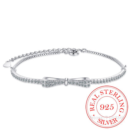 SparkleTennis Bracelet - Elegante Zilveren Armband met Zirkonia