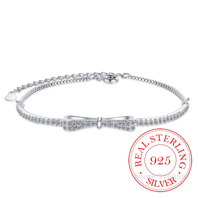 SparkleTennis Bracelet - Elegante Zilveren Armband met Zirkonia
