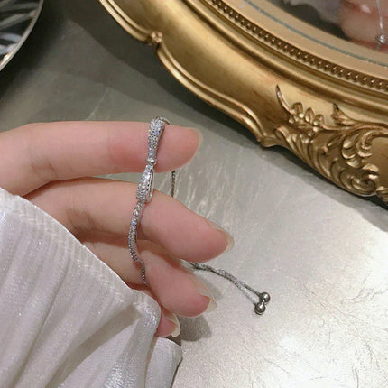 SparkleTennis Bracelet - Elegante Zilveren Armband met Zirkonia