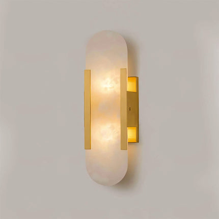 Elegante Melange - Handgemaakte Alabaster Wandlamp