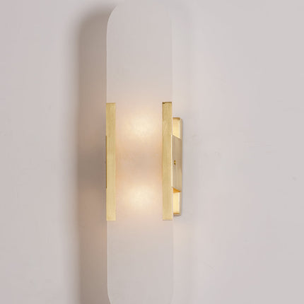 Elegante Melange - Handgemaakte Alabaster Wandlamp