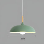 Groen / Warm Wit / dia35cm X h23cm