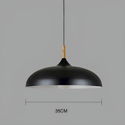 Scandinavische Elegantie: Luxe Eiken Plafondlamp met LED Verlichting