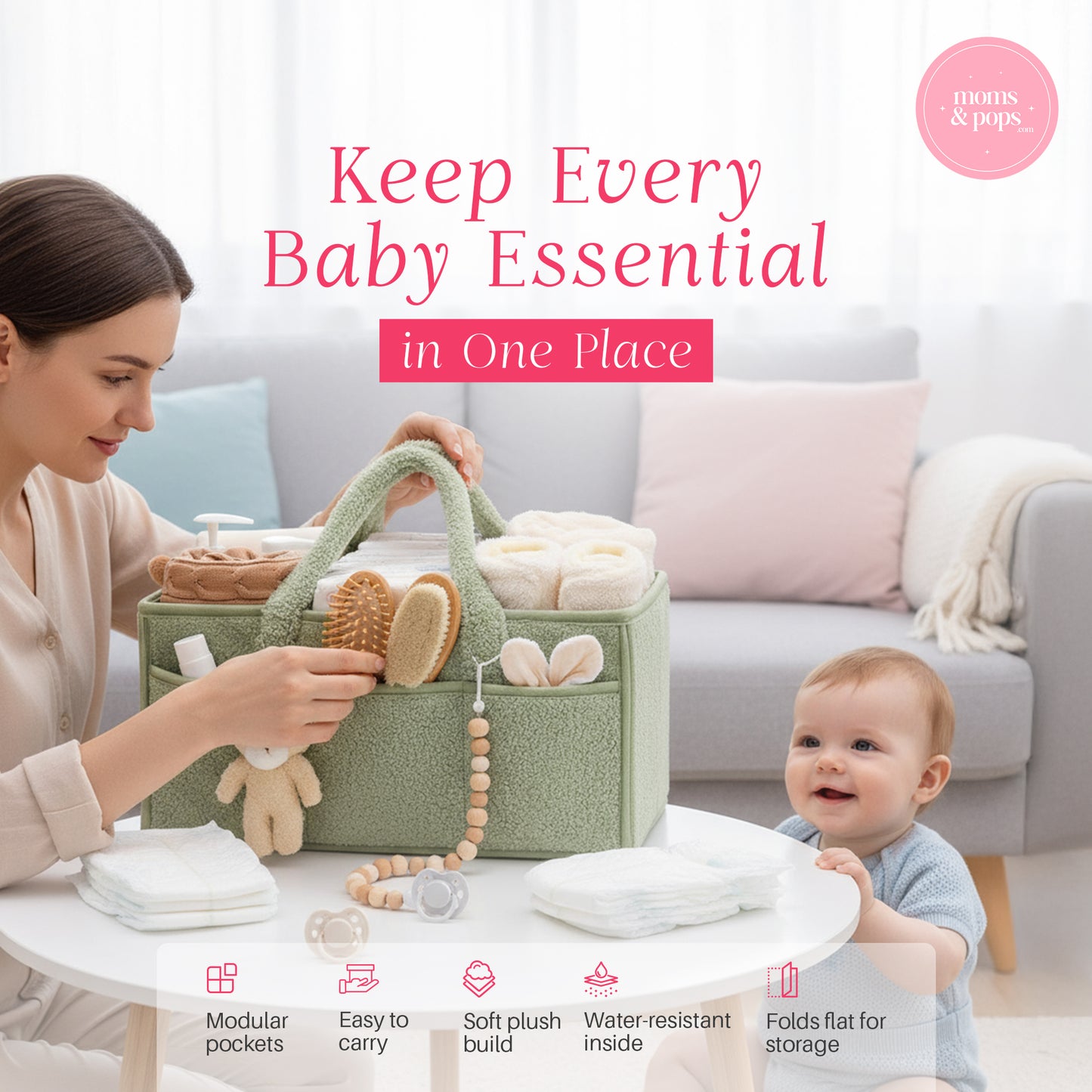 Diaper Caddy Organizer