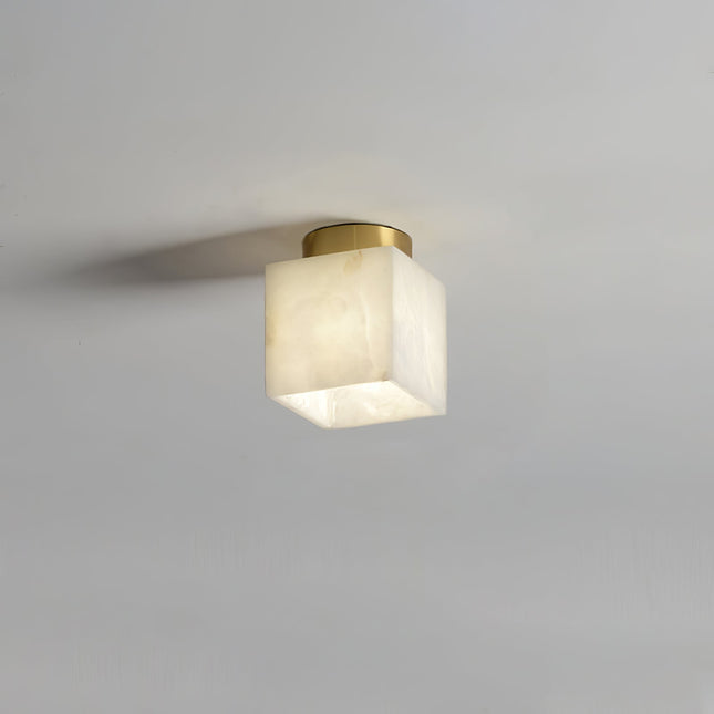 LumaBreeze Plafondlamp - Luxe Moderne Alabaster LED Plafondlamp