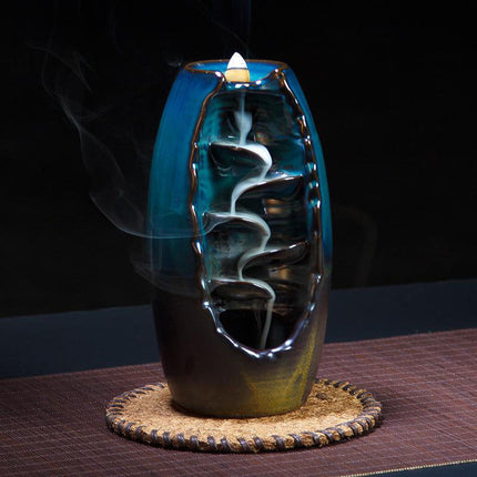 SerenityFlow – Rustgevende Wierook Waterval met Elegantie