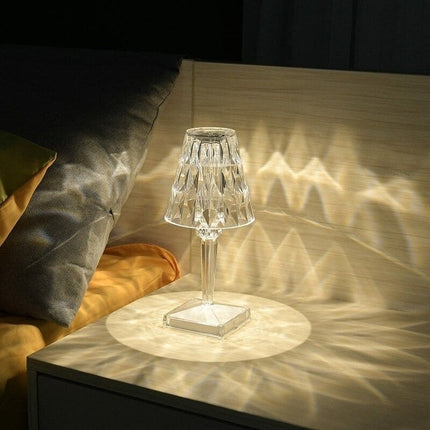 LuxeGlow - Elegante Kristallen Tafellamp voor Woonkamer