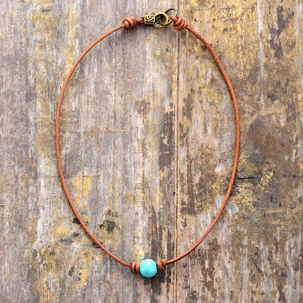 Calista Necklace – Elegante Turkoois Choker