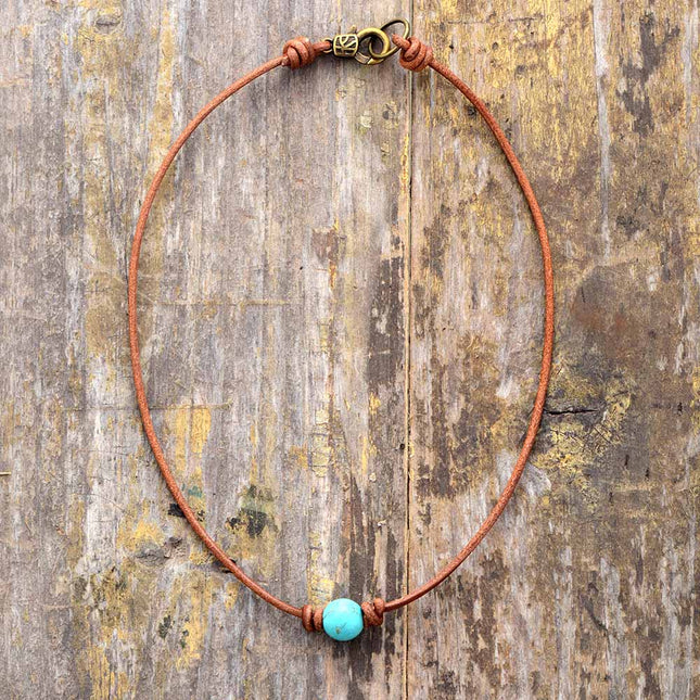 Calista Necklace – Elegante Turkoois Choker
