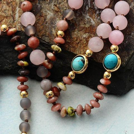 RoseQuartz Harmony Necklace – Bescherming en Energie